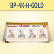 Стенд «Бессмертный полк» с 4 карманами А4 формата в один ряд (BP-4K-H-GOLD)